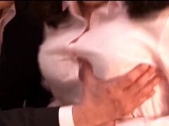 Grosse titten, Blasen, Spermaladung, Hardcore, Reif, Büro, Orgie, Titten