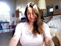 美女, デカパイ, 巨乳な, ラティーナ, オナニー, 母, オッパイの, ウェブカメラ