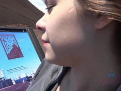 Любители, Пляж, Брюнетки, Голышом, На природе, От первого лица, Киски, Влажная