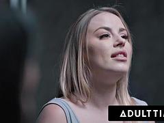 ADULT TIME - PAWG Sex Addict Anna Claire Clouds Taunts Cop During Interegation Into HARD ROUGH SEX!