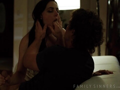 Braunhaarige, Betrug, Füsse, Fetisch, Absätze, Küssen, Lecken, Titten