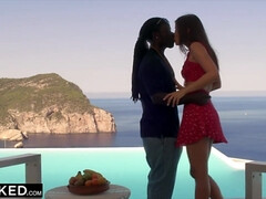 Cunnilingus, Morena, Semen en la boca, Corridas faciales, Interracial, Lamidas, Coño, Tetas