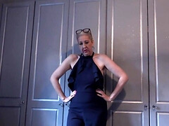 Leie, Grosse titten, Blondine, Britisch, Vollbusig, Frau, Pov, Stiefmutter