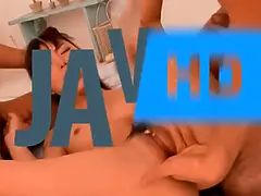 Asiatisch, Blasen, Braunhaarige, Hd, Japanische massage, Reif, Nackt, Schreiend