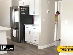 Horny stepson free-for-all uses his big boobed step-mom Crystal Clark to cure his aching nuts - freeuse milf