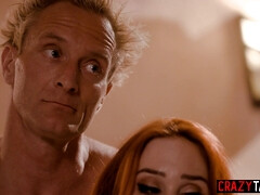 Grosser schwanz, Blasen, Vollbusig, Hardcore, Hd, Milf, Rotschopf, Taboo