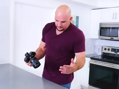 Amateur, Americano, Mamada, Morena, Hd, Cocina, Coño, Montar