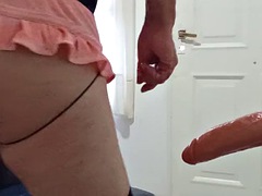 Anal, Travestis, Gode, Hard, Fille latino, Lingerie, Solo, Jouets