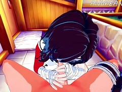 アナル, フェラチオ, 中出し, イく瞬間, ダブル開発, 自家製, 熟年, 妻