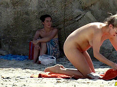 inexperienced naturist cougars Spy Camera Beach Voyeur Hidden