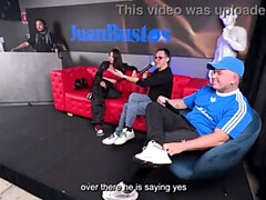 Blonde Bombshell Sara Fucks Fan with Massive Cock while Husband Watches in Shame - Juan Bustos Show