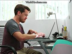 Amateur, Chica, Tetas grandes, Rubia, Mamada, Corrida, Corridas, Grupo