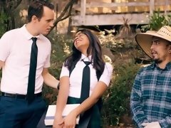 Negro, Estilo perrito, Penetracion con dedos, Interracial, Afeitado, Adolescente, Trio, Tetas