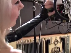 Sensory Deprivation Femdom gives medical treatment
