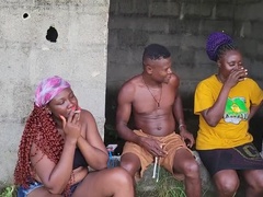 Leie, Grosser arsch, Schwarz, Blasen, Paar, Hd, Lesbisch, Nackt