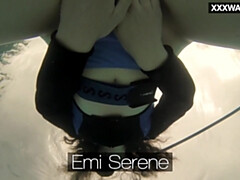 Well-made Emi at underwater movie