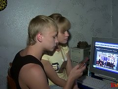 18, ブロンド, ハードコア, Hd, 自然山雀, 現実, ティーン, オッパイの