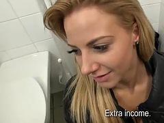 Mofos - Hot pickup in public restroom