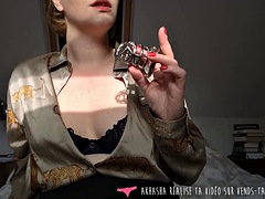 緊縛, 美人, 黒人, 黒人, フェムドム, フランス人, 淫乱熟女, 妻