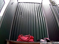 Amazing Young Girl Shower Voyeur