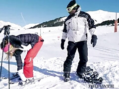 Anaal, Blond, Pijpbeurt, Sperma, Sperma shot, Diep in de keel, Europees, Tieten likken