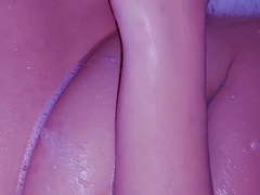 素人, デカパイ, シャワー, 一人, オッパイの