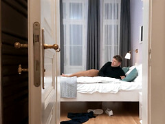 Grosser schwanz, Blasen, Braunhaarige, Spermaladung