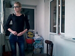 Amateur, Cul, Blonde, Masturbation, Cheveux courts, Solo, Dénudage, Nénés