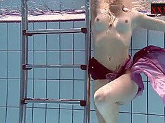 Playa, Bikini, Piscina, Pelirrojo, Fumando, Adolescente