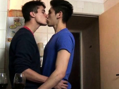 Cafe date leads to kitchen gay smut