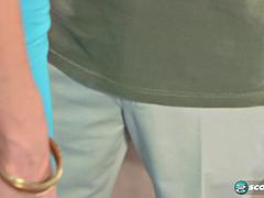 素人, ブロンド, フェラチオ, イく瞬間, 眼鏡, Hd, 熟年, 淫乱熟女