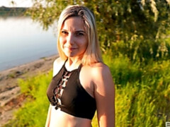 Arsch, Bikini, Schwarz, Blasen, Fingern, Im freien, Pov, Jungendliche (18+)