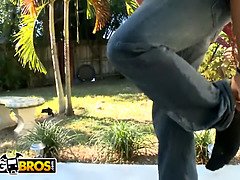 Diamond Kitty gets her tight Cuban ass drilled hard by Bruno Dickemz's big cock