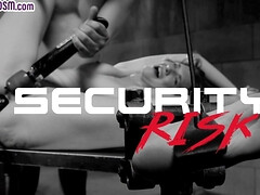 Bondage discipline sadomasochisme, Gebondenheid, Rondborstig, Mollig, Ondergoed, Rijpe lesbienne, Ruw, Tieten likken