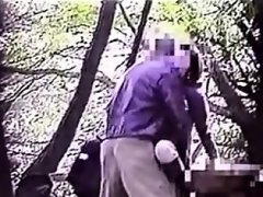 Leie, Asiatisch, Im freien, Öffentlich, Spanner