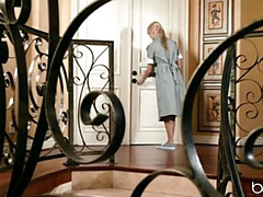 お尻, ベッドルーム, ブロンド, ラティーナ, なめる, 自然山雀, ピアス, おもちゃ