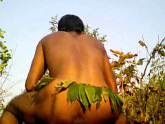 Indian Tarzan boy bang-out In Jungle penis