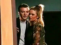 Pijpbeurt, Bruinharig, Sperma shot, Duits, Oud