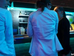 Noire, Blonde, Brunette brune, Masturbation, Fête, Douche, Echangistes, Mouillée