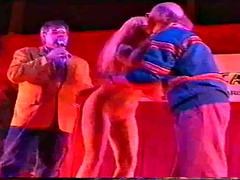 デカパイ, エロティック, フランス人, ポルノスター, 公共, ソフトコア, オッパイの