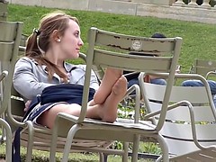 Amateur, Fétiche des pieds, De plein air, Jarretelles, Voyeur