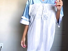 Voluptuous black harlot breathtaking POV video