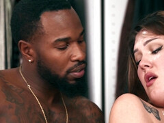 Big-dicked shemale interracial memorable sex movie