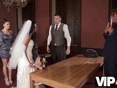 Asiatisch, Braut, Braunhaarige, Betrug, Hd, Öffentlich, Sohn, Hochzeit