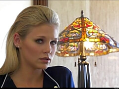 Gros cul, Gros seins, Blonde, Doigter, Masturbation, Maigrichonne, Dénudage, Adolescente