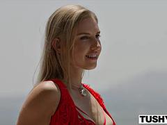 Anal, Beauté, Blonde, Sucer une bite, Faciale, Béant, Hard, Séduite