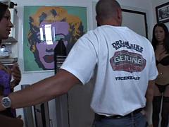 Interracial trans sex on a sexy threesome Ep 4