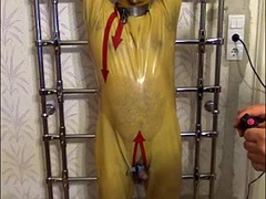 Bondage discipline sadomasochisme, Grote lul, Gebondenheid, Homo, Handbeurt, Latex, Masseren, Masturbatie