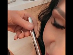 黒人, イギリス人, 指いじり, 挿入, 熟年, ポルノスター, 三人, おもちゃ