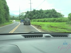Amateur, Plage, Blonde, Exhib, Petite amie, De plein air, Public, Mouillée